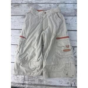 Vintage Sideout Cargo Shorts Youth 14 Khaki Skate 90s Y2K